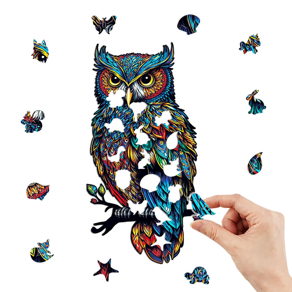 Owl Wooden Jigsaw Puzzle