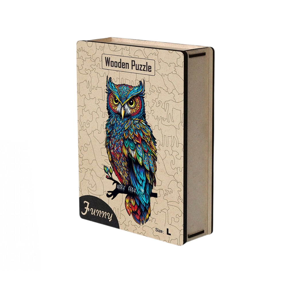 Owl Wooden Jigsaw Puzzle