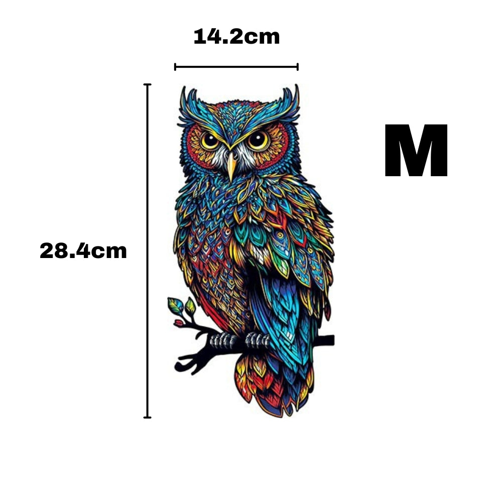 Owl Wooden Jigsaw Puzzle